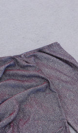 PURPLE OFF SHOULDER MINI DRESS styleofcb 