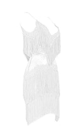 TASSEL LACE MINI DRESS IN PINK Dresses styleofcb 