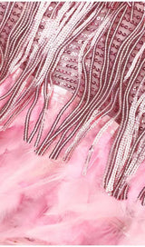 TASSEL FEATHER MINI DRESS Dressers styleofcb 
