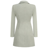 CUT OUT JACKET DRESS IN MINT GREEN DRESS styleofcb 