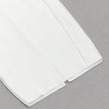 STRAPY HIP WRAP MIDI DRESS IN WHITE-styleofcb