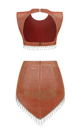 TWO-PIECE MINI DRESS IN GREEN DRESSES styleofcb 