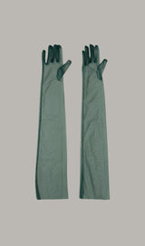GREEN MESH GLOVES