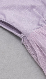 GAUZE BANDAGE MINI DRESS IN PURPLE Dresses styleofcb 