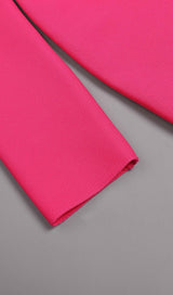 ONE SHOULDER MIDI DRESS IN PINK styleofcb 