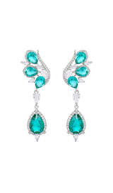 DIAMOND BUTTERFLY TOPAZ EARRINGS Earrings blingmyfriend 