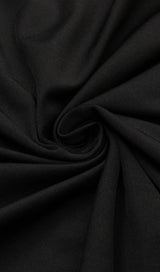 RUFFLE HIGH-LOW DRESS IN BLACK DRESS STYLE OF CB 