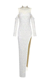 SEQUIN MINI DRESS IN SILVER Dresses styleofcb 