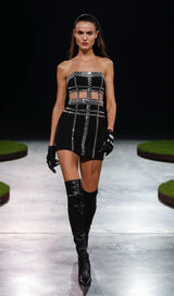 STRAPLESS MINI DRESS IN BLACK Dresses styleofcb 