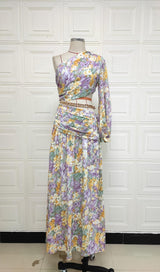 LONG SLEEVE MAXI DRESS IN COLORS Dresses styleofcb 