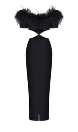 BANDAGE BACKLESS MAXI DRESS IN BLACK Dresses styleofcb 