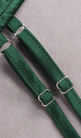 SATIN STRAP MAXI DRESS IN VERDE Dresses styleofcb 