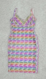 BANDAGE V NECK BODYCON MINI DRESS Dresses styleofcb 