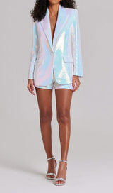 PLUNGE SEQUIN BLAZER SET DRESS STYLE OF CB 