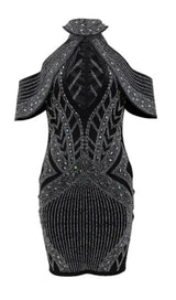 OFF THE SHOULDER HALTER MINI DRESS Dresses styleofcb 