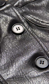 LEATHER JACKET SUIT IN BLACK styleofcb 