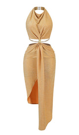 SPLIT MAXI DRESS IN PINK Dresses styleofcb 