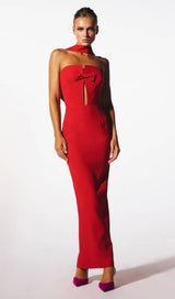 STRAPLESS MAXI DRESS IN BLACK Dresses styleofcb 