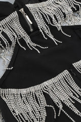 CRYSTAL MAXI DRESS IN BLACK styleofcb 