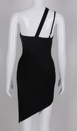 SHOULDER STRAPS MINI DRESS IN BLACK Dresses styleofcb 