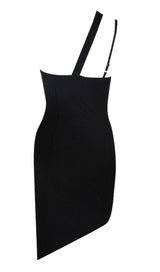 SHOULDER STRAPS MINI DRESS IN BLACK Dresses styleofcb 