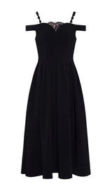 BANDAGE BACKLESS MAXI DRESS IN BLACK Dresses styleofcb 
