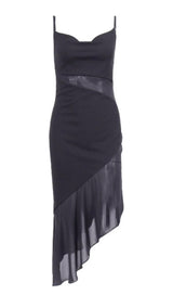 STRAP BODYCON MIDI DRESS IN BLACK Dresses styleofcb 