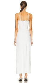 BANDAGE CUT OUT MAXI DRESS IN WHITE Dresses styleofcb 