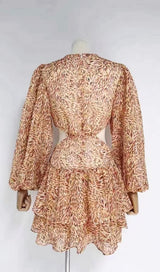 CABLE PRINTED MINI DRESS Dresses styleofcb 