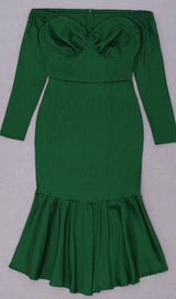 PLUS SIZE OFF THE SHOULDER MIDI DRESS Dresses styleofcb 