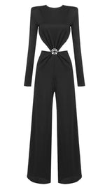 LONG SLEEVES JUMPSUIT IN BLACK Dresses styleofcb 