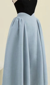 SPANDEX STITCHING MINIMALIST DRESS IN BLACK AND BLUE styleofcb 