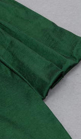 STRAPLESS LONG SLEEVE IN GREEN Dresses styleofcb 