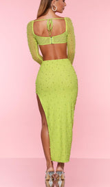 PEARL LONE SLEEVE TWO PIECE DRESS Dresses styleofcb 