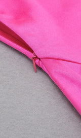 STRAPLESS LONG SLEEVE MIDI DRESS IN ROSE Dresses styleofcb 