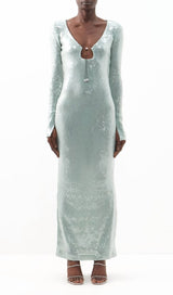 ETTELE MAXI DRESS IN LIGHT MINT Party Dress styleofcb 