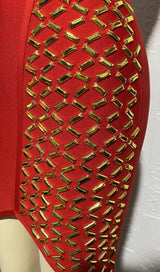 ONE SHOULDER MAXI DRESS IN RED Dresses styleofcb 