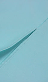 RHINESTONE PLUNGE MIDI DRESS IN TURQUOISE DRESS STYLE OF CB 