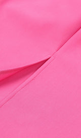 PINK BOW BANDAGE MIDI DRESS styleofcb 