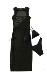 SMOCK THREE PIECES SWIMSUIT styleofcb 