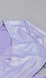 LONG SLEEVES CUT OUT MINI DRESS IN PURPLE Dresses styleofcb 