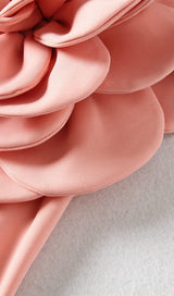 EXAGGERATED 3D FLOWER BODYSUIT IN PINK styleofcb 