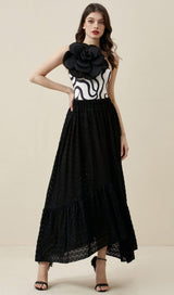 EXAGGERATED 3D FLOWER PRINTED ONE PIECE SWIMSUIT styleofcb 