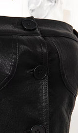 LEATHER JACKET SUIT IN BLACK styleofcb 