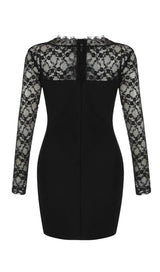 LONG SLEEVES LACE BODYCON MINI DRESS Dresses styleofcb 