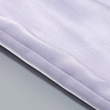 SATIN PUFF SLEEVE MINI DRESS IN LIGHT PURPLE styleofcb 