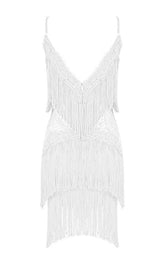 TASSEL LACE MINI DRESS IN PINK Dresses styleofcb 