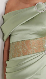 ONE SHOULDER LACE MAXI DRESS Dresses styleofcb 