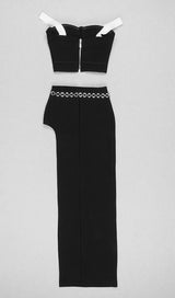 STRAPLESS MAXI DRESS TWO PIECE SET Dresses styleofcb 