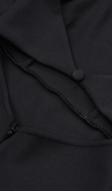 LONG SLEEVE TIGHT BACKLESS DRESS IN BLACK DREESES styleofcb 